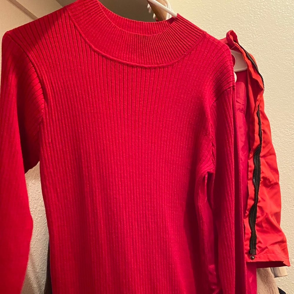 Red dress